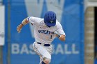 Baseball vs CGA  Wheaton College Baseball vs Coast Guard Academy during game two of the NEWMAC semi-finals playoffs. - (Photo by Keith Nordstrom) : Wheaton, baseball, NEWMAC
